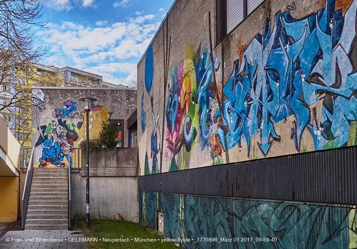 01.03.2017 - die Abrissbaustelle Quiddezentrum in Neuperlach